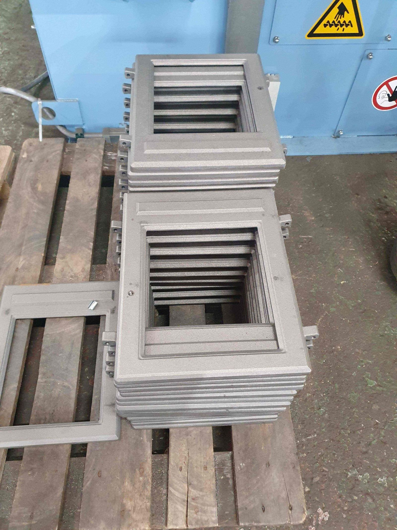 Shot blasting and painting