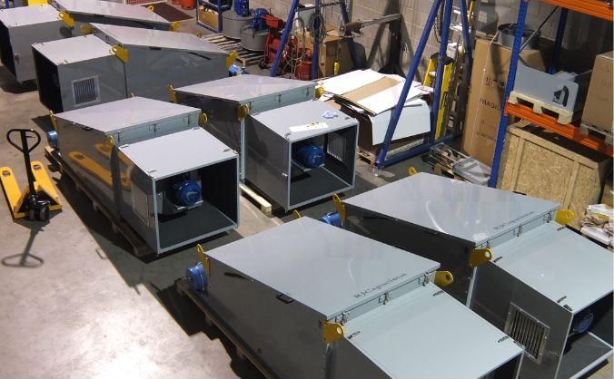 Dustcontrol filtrations system fabrication process